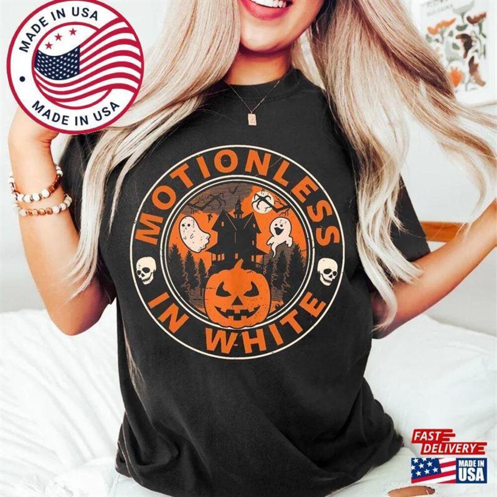 Motionless In White Shirt Pumpkin Ghost Halloween Classic